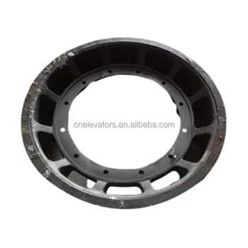 EM3615 710HC 7*12 Elevator Traction Sheave Lift Drive Pulley Wheel OEM Replacement Elevator Spare Parts Factory Supply