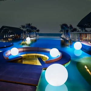 Golilet Rechargeable LED Ball Large Plastic Illuminated Light Pool for Indoor Use IP65 Waterproof Christmas Indoor Christmas