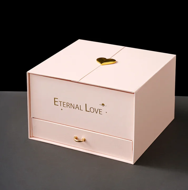 "Factory custom Luxury Logo Cardboard Round Hat Box For Flowers Paper Boxes Packaging Round Flower Boxes "