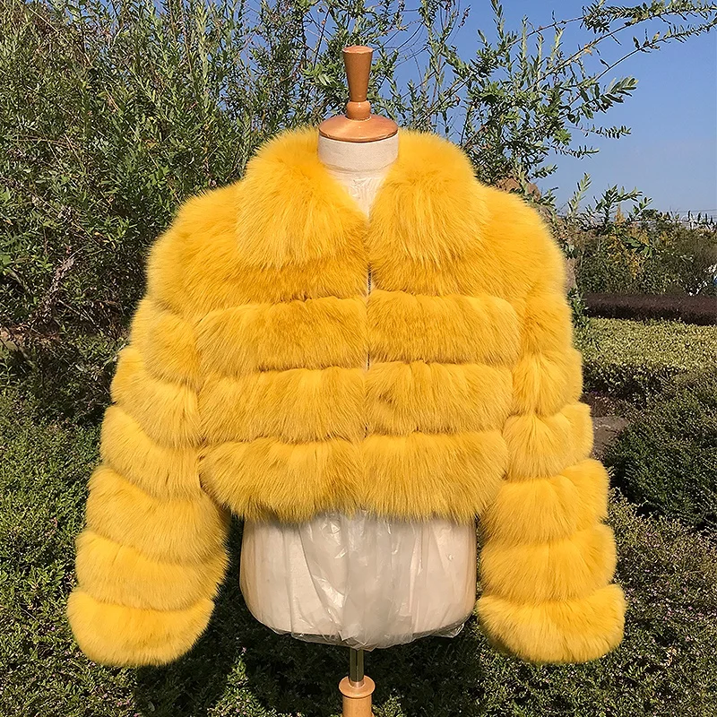 Bomber Jacket Long Yellow Fur Coat Fur Bomber Jacket Tibi Orange
