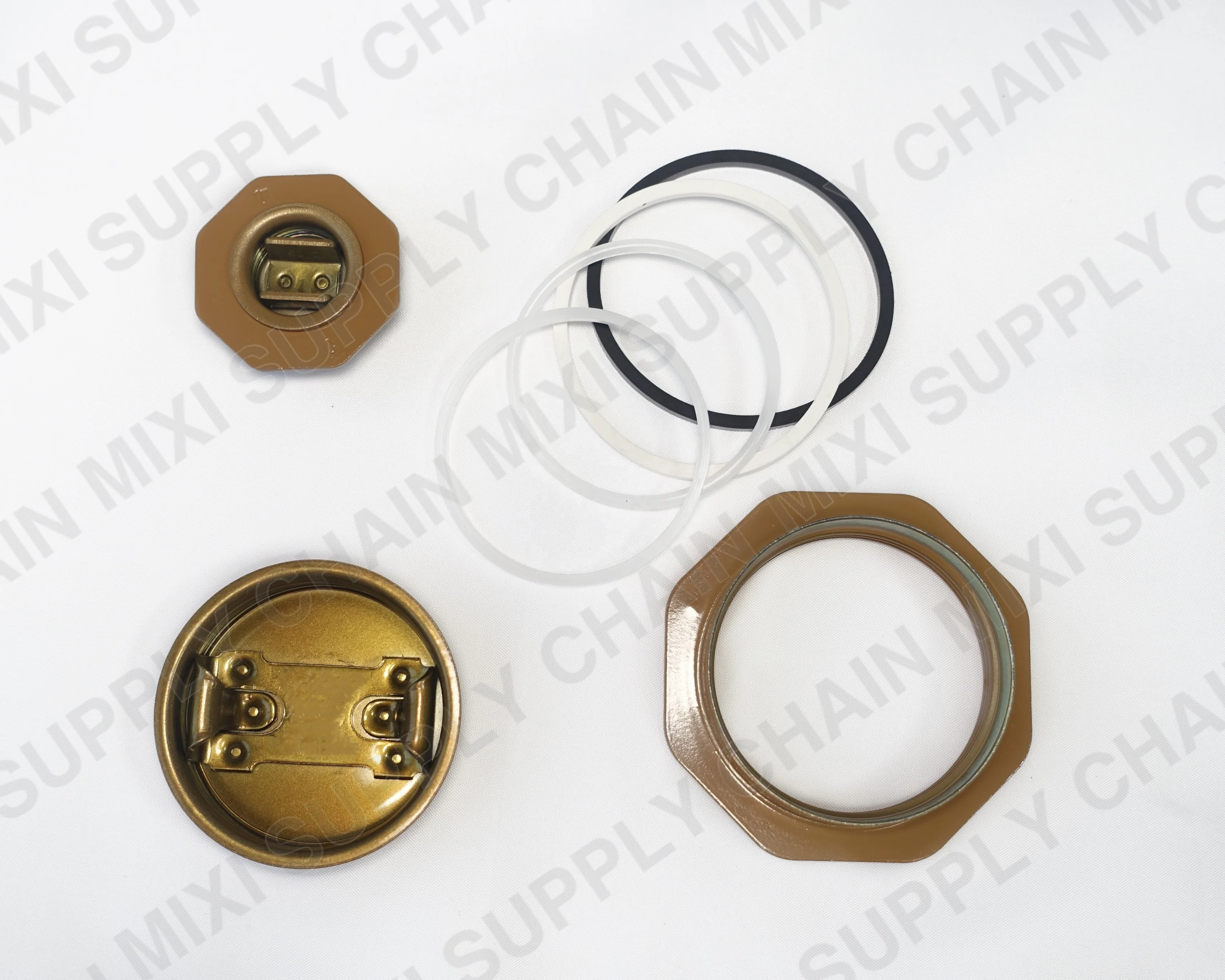 Drum Closure 2 Inch And 3/4 Inch Lacquered Flange And Plug With Gasket For Oil Steel Barrel