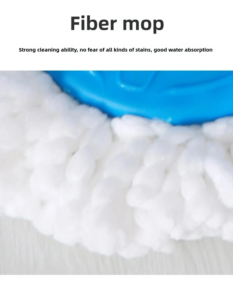 Заводская поставка Регулируемая 360 для чистки пола Волшебная вращающаяся Швабра из микрофибры и ковша