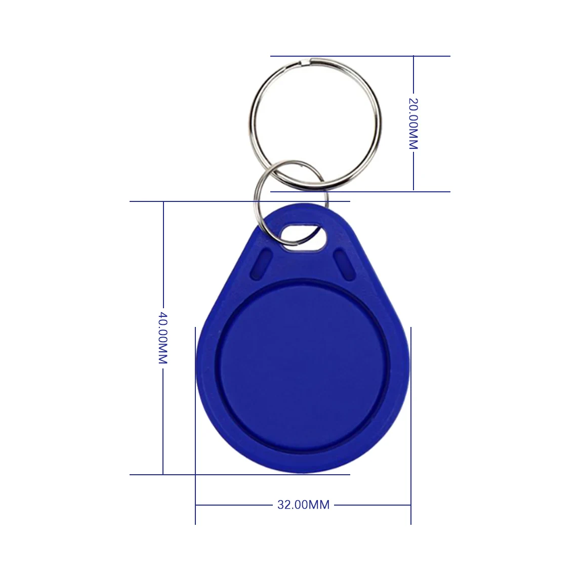 Customized LOGO 125KHz 13.56MHz CUID Keychain Enhanced Nfc IC Button Card Elevator Access Card UID Card Erased