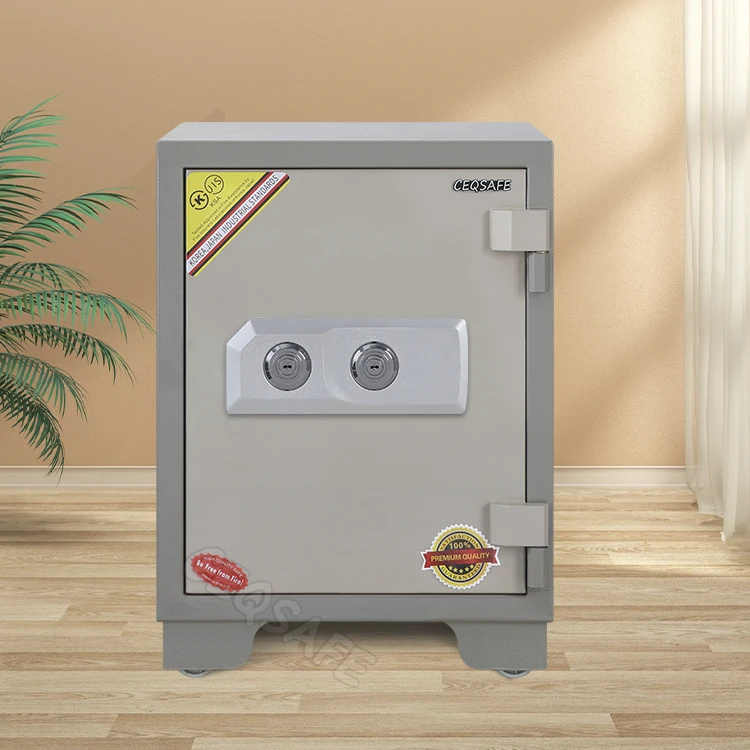 CEQSAFE High Security 2 Hours Fireproof Locker Safety Box Fire Resistant Safe manufacture