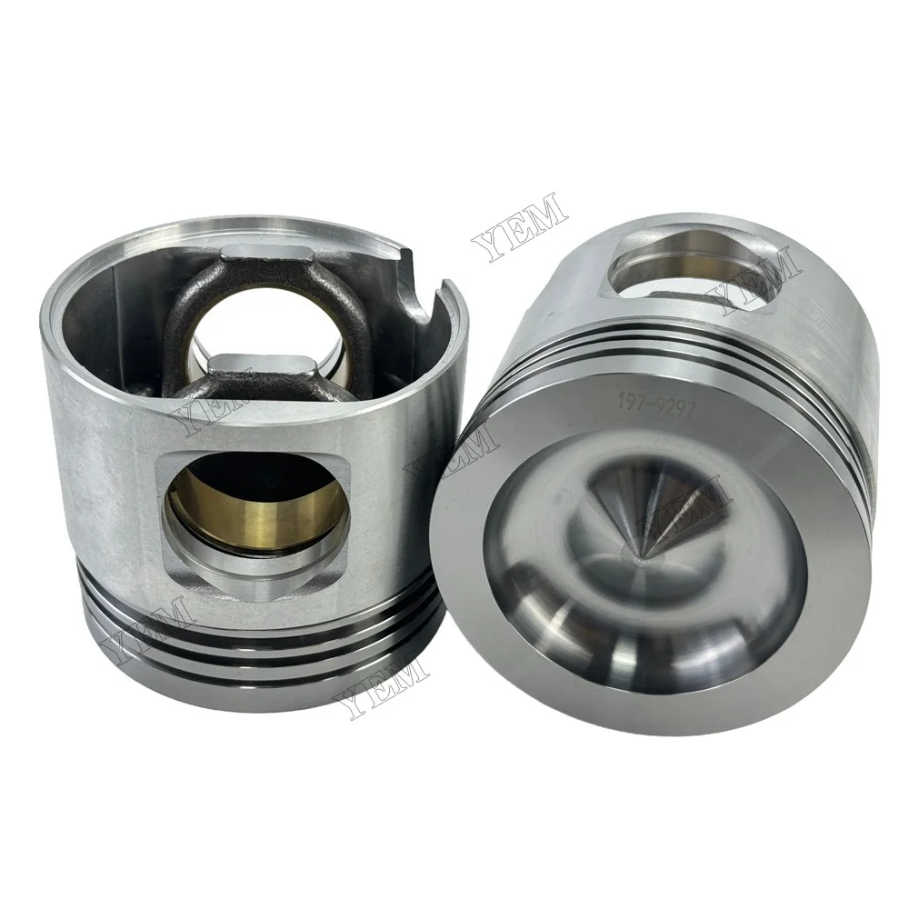 Piston Crowm & Piston Skirt 324-7380 197-9297 Fit for Caterpillar C9 Engine 4