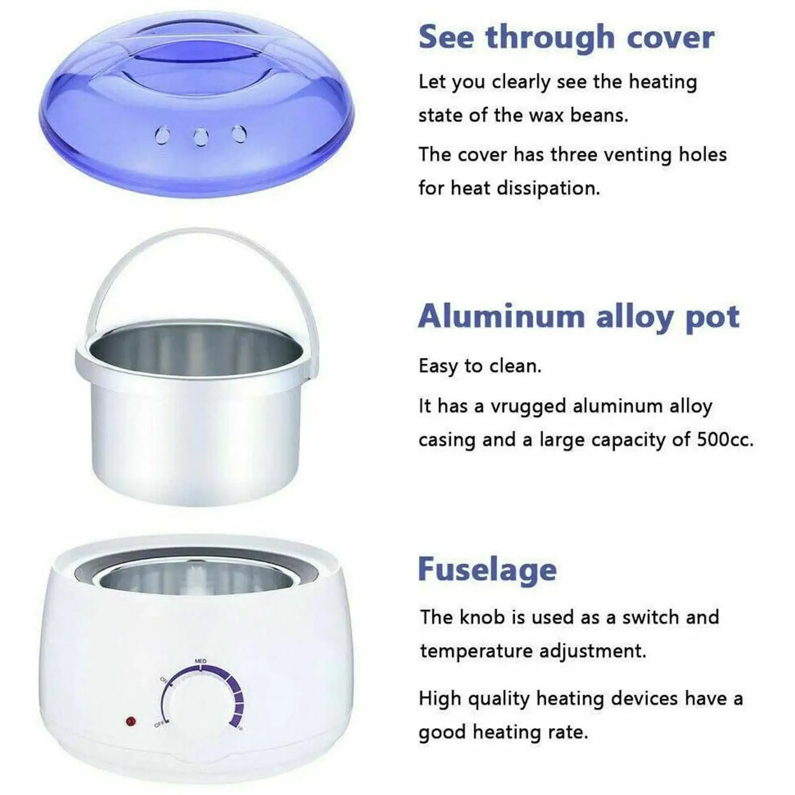 Classical Best Selling Wax Heaters Quick Heating Wax Heater Machine