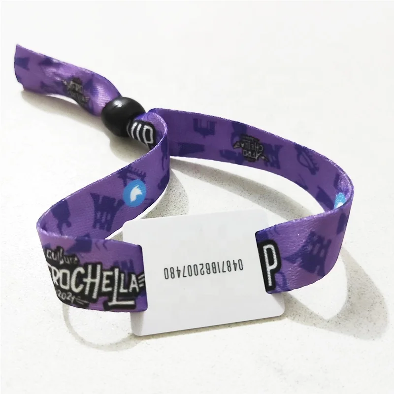 Оптовая продажа модный смарт-браслет Rfid браслет на запястье заказ Nfc тканевые браслеты бирки