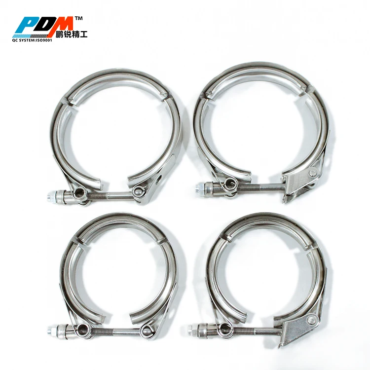 Sturdy 3.25 Inch Turbo Exhaust Down Pipe Stainless Steel V-Band Clamp #304 – High-Performance Fit
