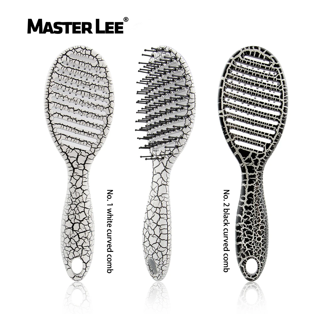 Masterlee Leopard Print Plastic Hair Comb Ionic Magic Massage Detangler Brush