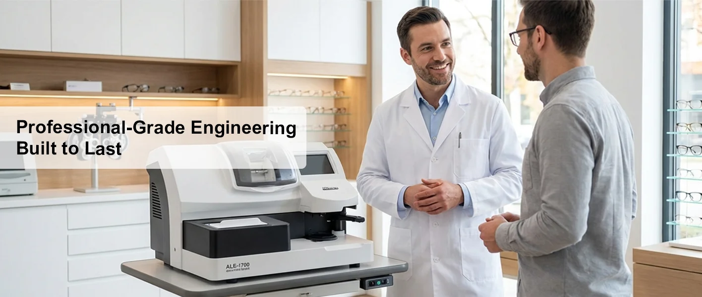 Optical Patternless Auto Lens Edger Machine ALE-1700 Built-in 3D Scanner and Frame Tracer for Optical Shops