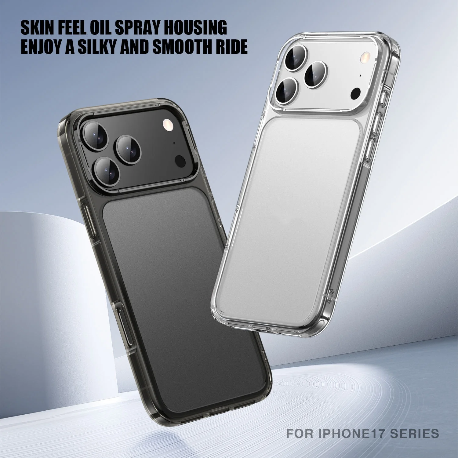 product transparent tpupc frame premium shockproof  anti scratch sports for iphone 17 pro max 17 air inspired phone bumper cover-7