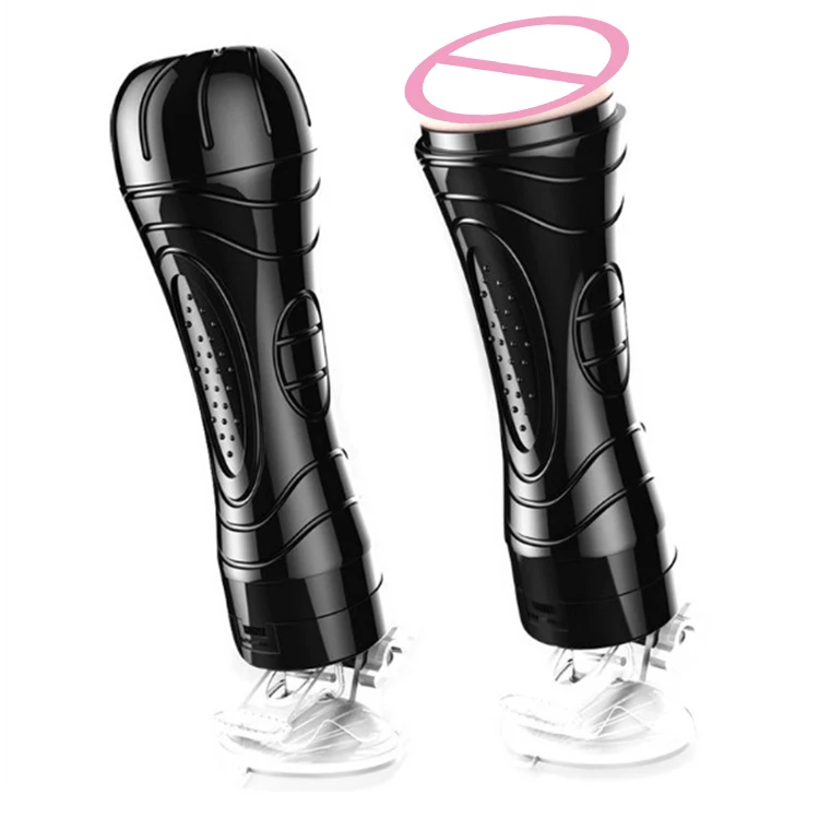 Automatic Piston Telescopic Rotation Male Masturbator Cup Adult Sex Toys  Real Vagina Sucking Vibrator Handsfree Sex Machine