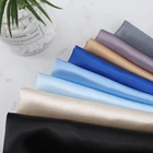 Satin Polyester Fabric Colourful Stock Silky Satin Fabric 100% Polyester Silk Satin Lining Fabric With Soft Hand Feeling