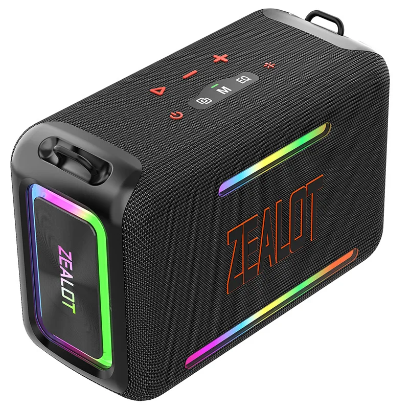 Zealot S95 - Powerful 120W Deep Bass Boombox for Outdoor