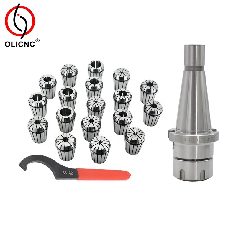 ER Collet Chuck Set for Milling Machine Er32 Collet  with BT40 NT40 MT3 MT4 SK40 R8 Tool Holder Set Spring Collets Tool Set