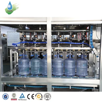 Hot Sale Barrel Drinking Pure Water Filling Capacity 3 to 5 Gallon Automatic 20 Liter Bottle Liquid Pure Water Filling Machine