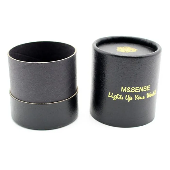 Custom Biodegradable Printed Black Food Packaging Kraft Cardboard Cream Tea Paper Tube