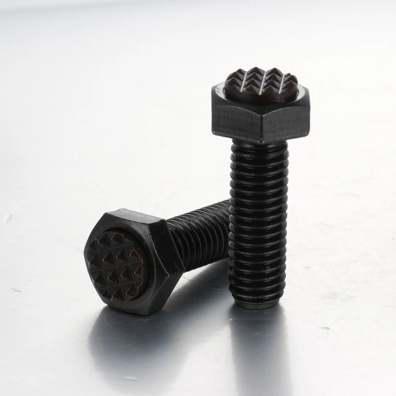 product wholesale factory price hex bolt carbon steel black oxide with serrated head-45