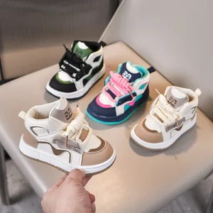 Spring Autumn Children's Sneakers Girls Boys Breathable Lace-up Casual Sport Shoes Kids Outdoor Students