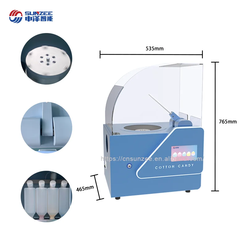 Automatic Vending Machines semi automatic cotton candy machine home and party
