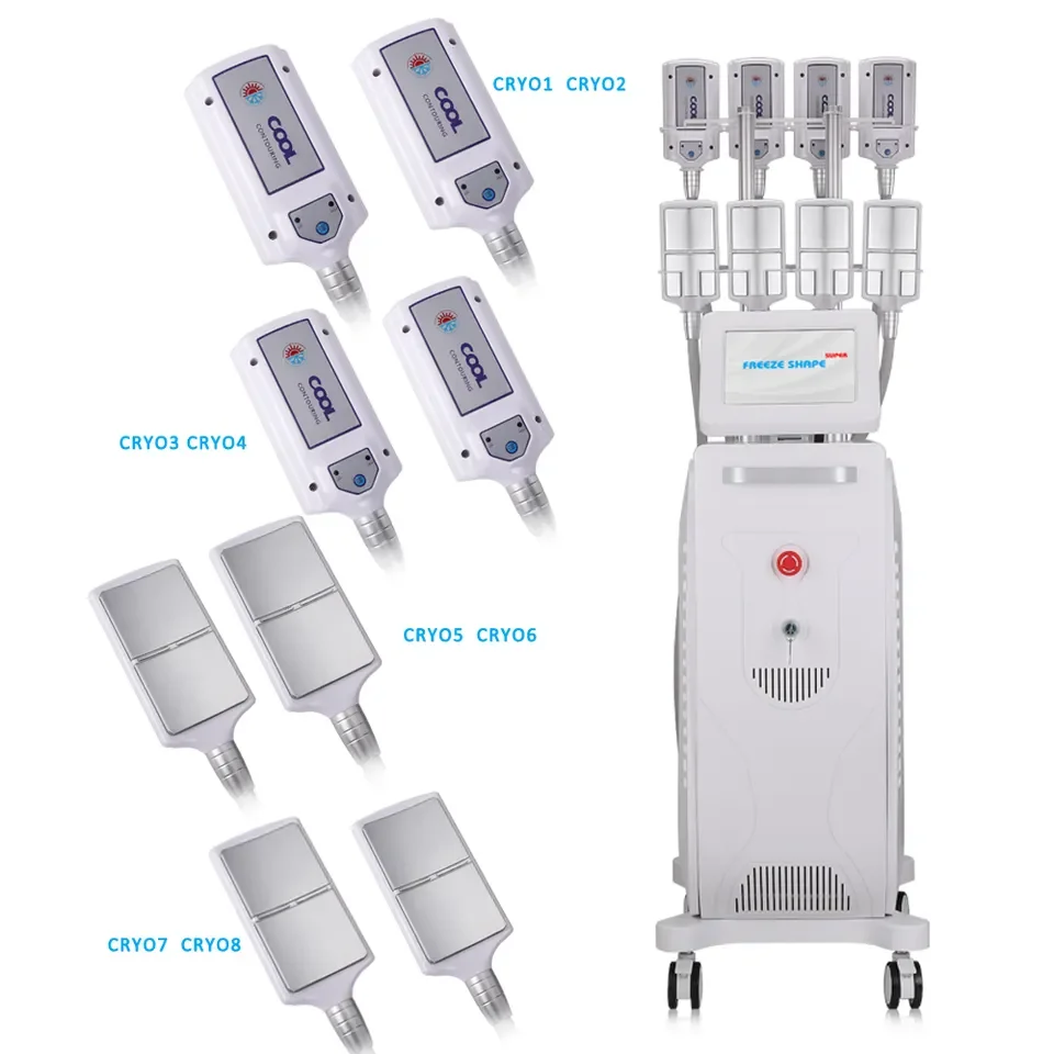 Cryolipolysis Machine with 8 Cryo Paddles for Fat Reduction & Body Sculpting 13 Discover the professional Cryolipolysis Machine with 8 Cryo Paddles for non-invasive fat freezing, body contouring, slimming, and salon body sculpting treatments. Designed for aesthetic clinics, med spas, and beauty salons seeking advanced multi-handle cryotherapy technology. Cryolipolysis Machine with 8 Cryo Paddles for Fat Reduction & Body Sculpting