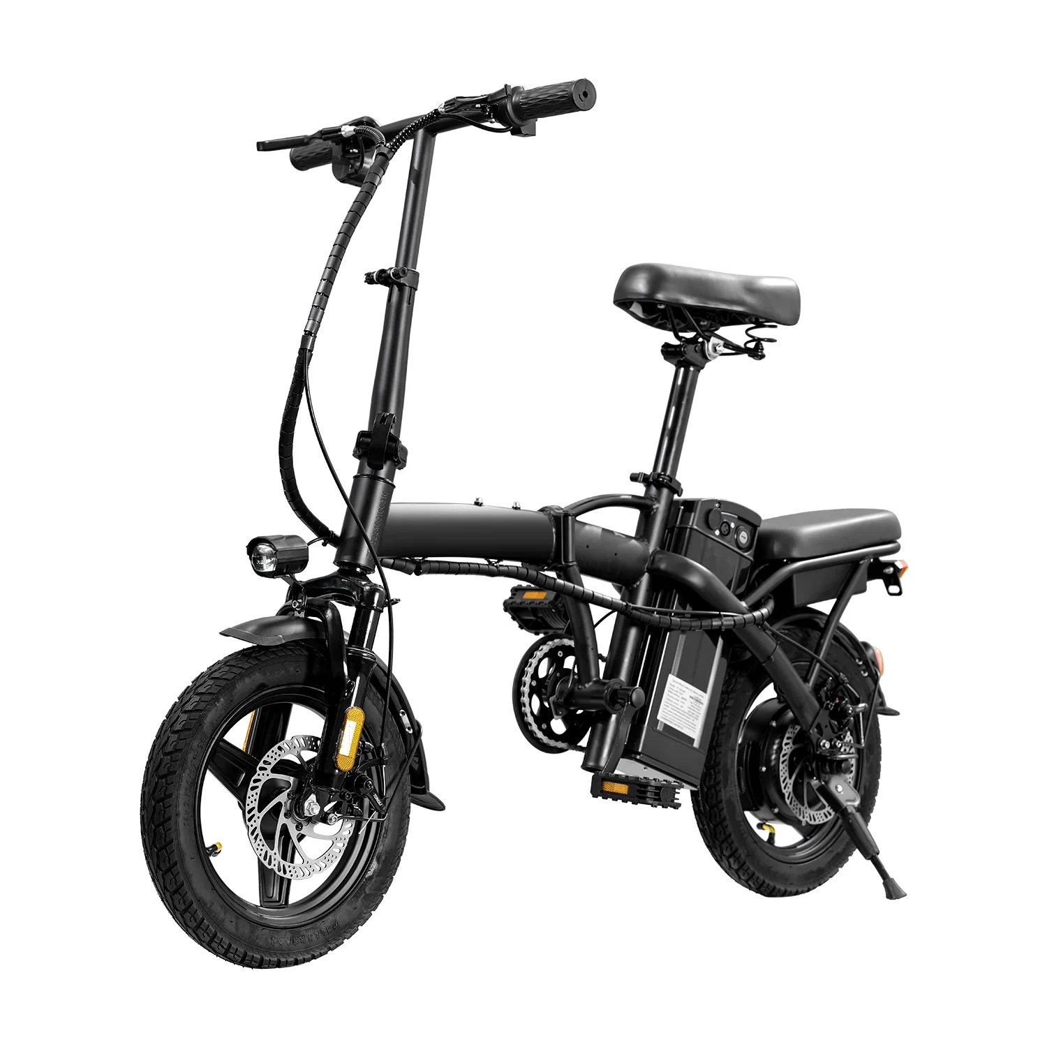 T5 US Warehouse Delivery Electric Scooter With Front Basket Front and Rear Double Disc Brakes 14 Inch Tire E Scooter