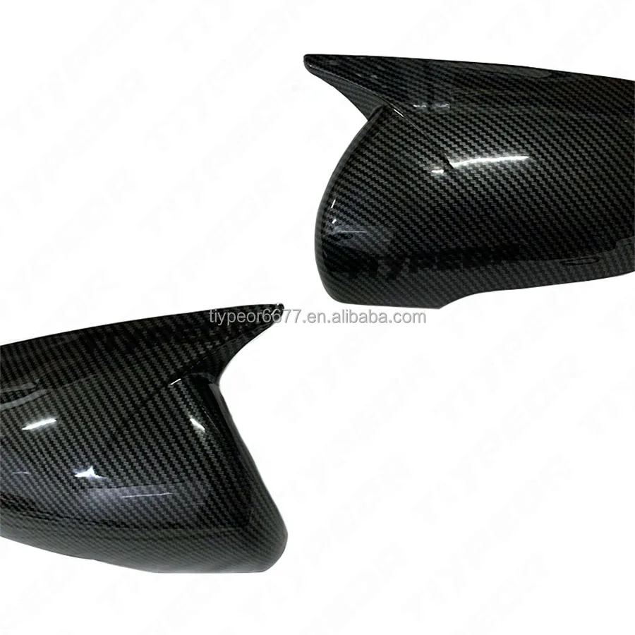 product new for kia sorento 2016   2019 carbon fiber no light gap rear view mirror cover trim tiypeor exterior accessories body kits-7