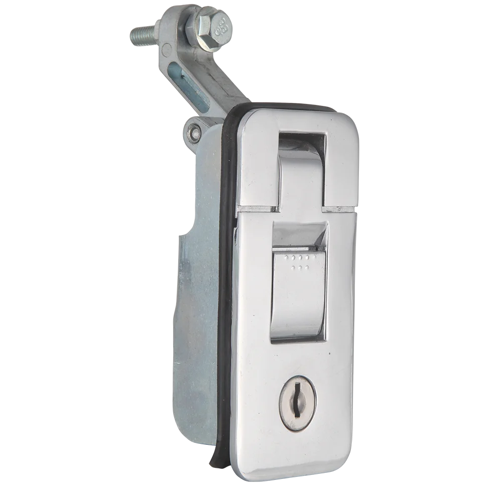 Truck Electrical Panel Trigger Latch Push Button Door Lock Zinc Alloy Compression Lever Lock Rod Control Lock factory