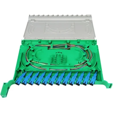 48 Ports Removable Fiber Optic Patch Panel ODF Fiber Distribution Frame for Easy Installation and Maintenance