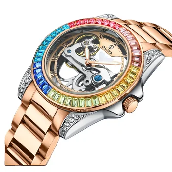 Fashion Classic Hollowed-out Automatic Mechanical Watch Waterproof High-end Watch for Men