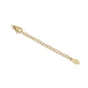 Lobster clasp plus tail chain plus oval