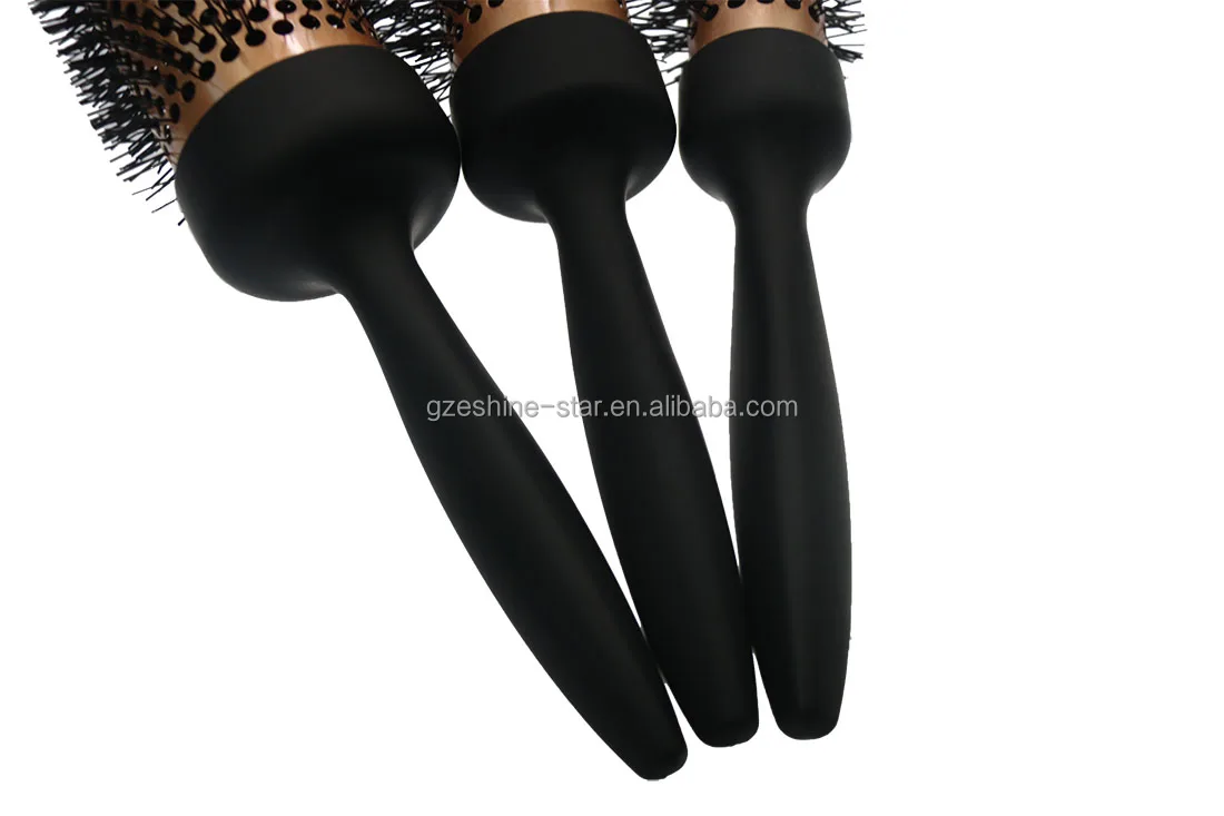 Extra Long Barrel Hair Brush Thermal Professional Round Brushes Anti