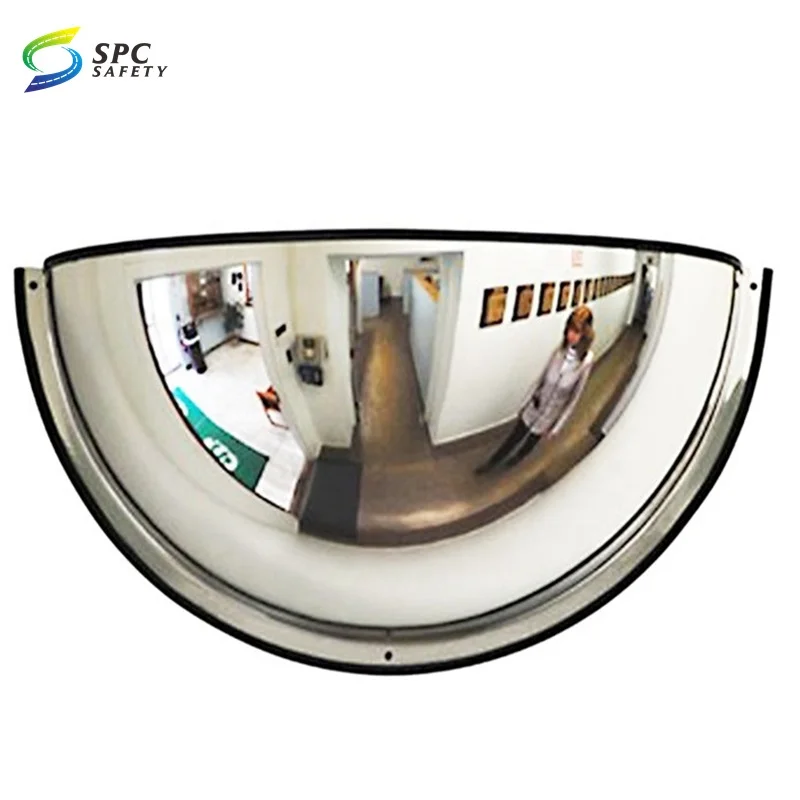 360 градусов круглая изогнутая потолочная установка PMMA сферическое противоугонное безопасное выпуклое зеркало для помещений склада безопасность полное купольное зеркало