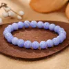 Pietra di agata blu viola