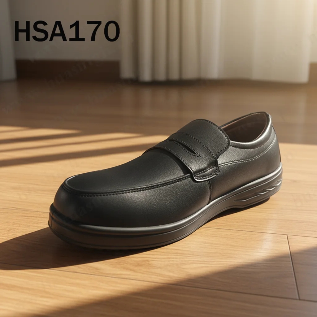 ZYF,factory Price Super Anti-skid PU Injection Sole Manager Safety Shoes Important Occasion Steel Toe Insert Work Shoes HSA170