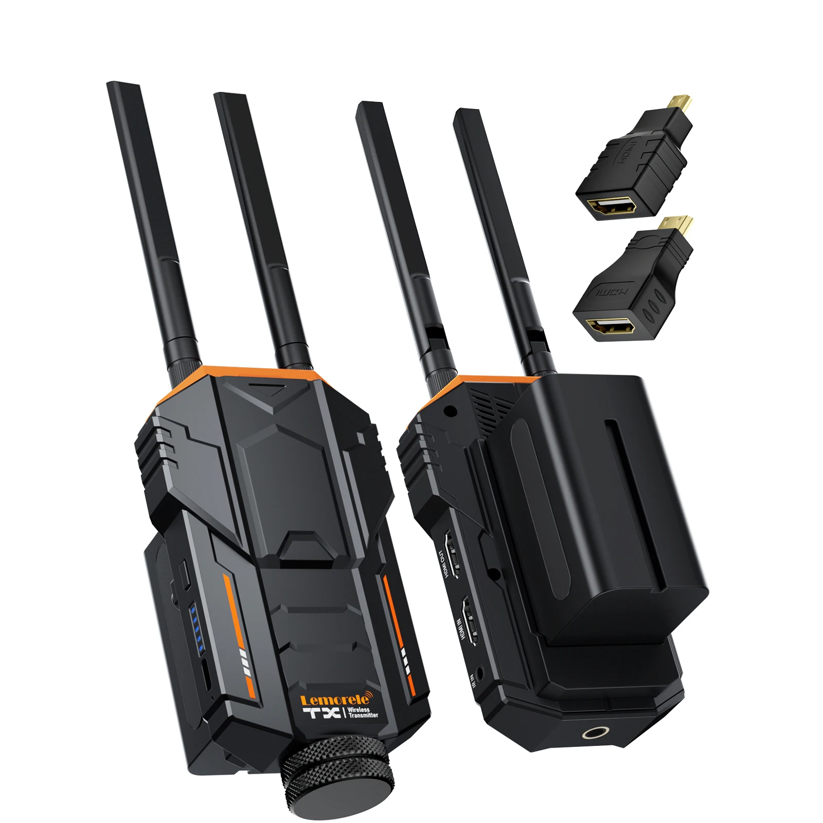 Lemorele R100 Plus 1080P Wireless HDMI Extender Kit, 200m Video