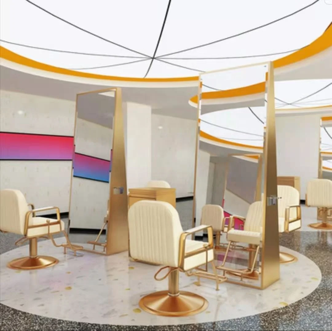 Hot Sale Barber Double Sided Mirror Salon Styling Stations