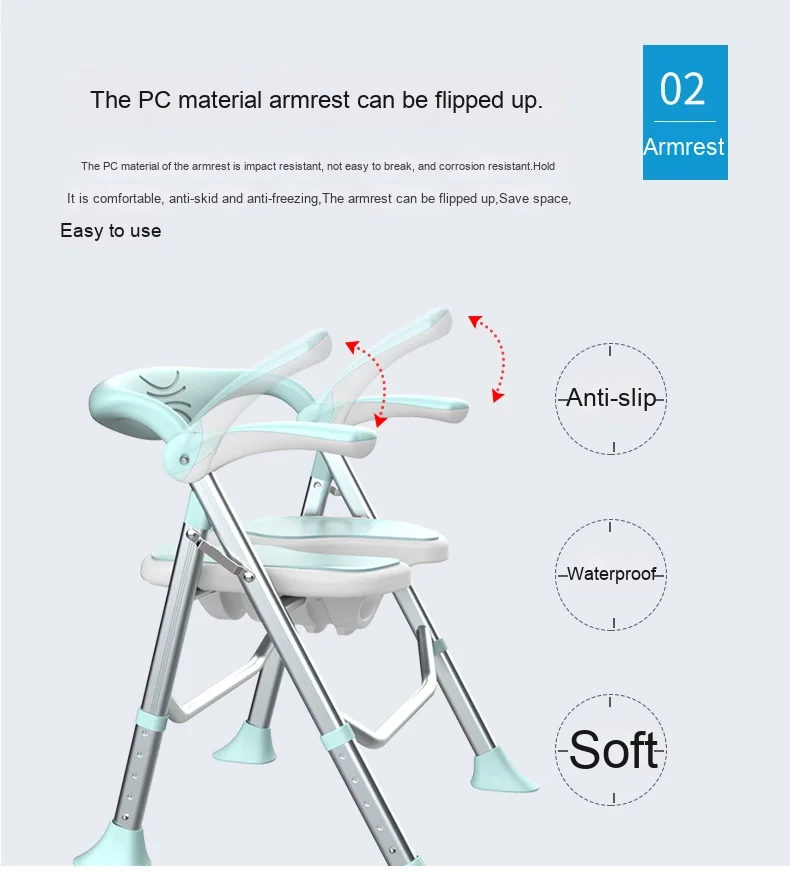 product alloy shower chair for elderly folding bath chair with anti slip feature convenient bathroom safety equipment-6