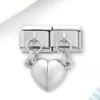 3195 - Colgante de corazón magnético - Un par