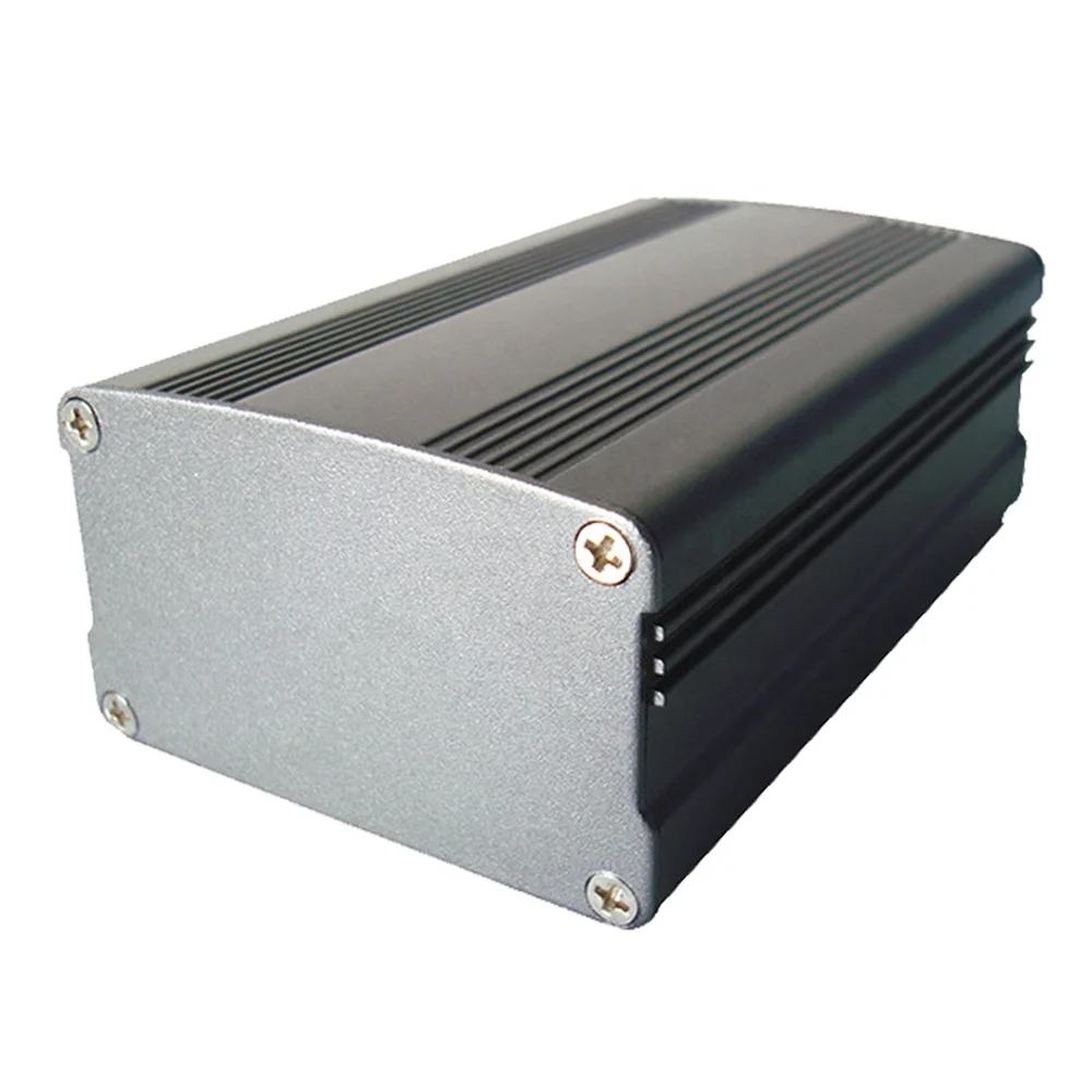 Electronic Shell Prototype Extruded Aluminum Electronic Enclosure/ Aluminum Extrusion Enclosure PCB Housing Box 63*38mm