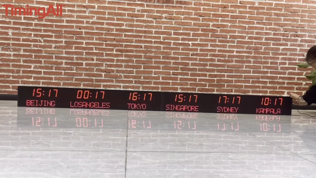 Cheetie Cp035 Multiple Time Zone Display Three Cities Editable Read