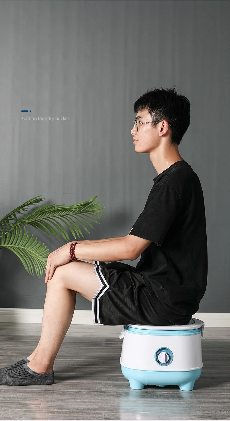 Portable Folding Mini Washing Machine Household Underwear Socks Mini