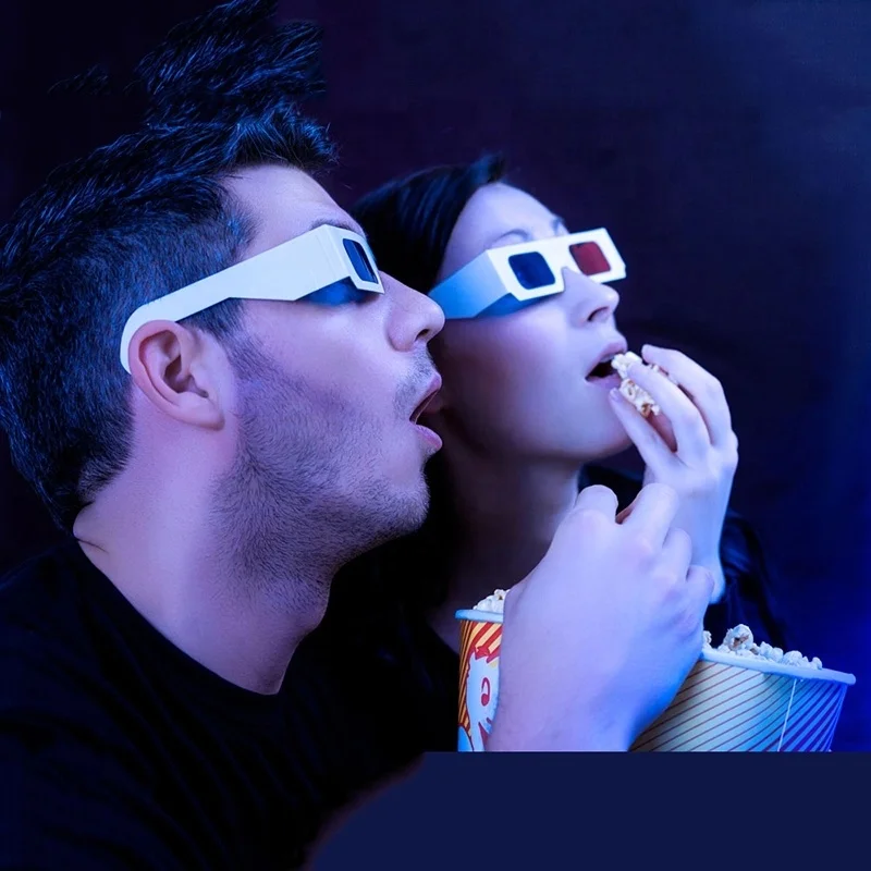 3d Glasses, 3d Virtual Video View Anaglyph Red/blue 3d Glasses For 3d  Movies, 3d Dvds, 3d Video Games