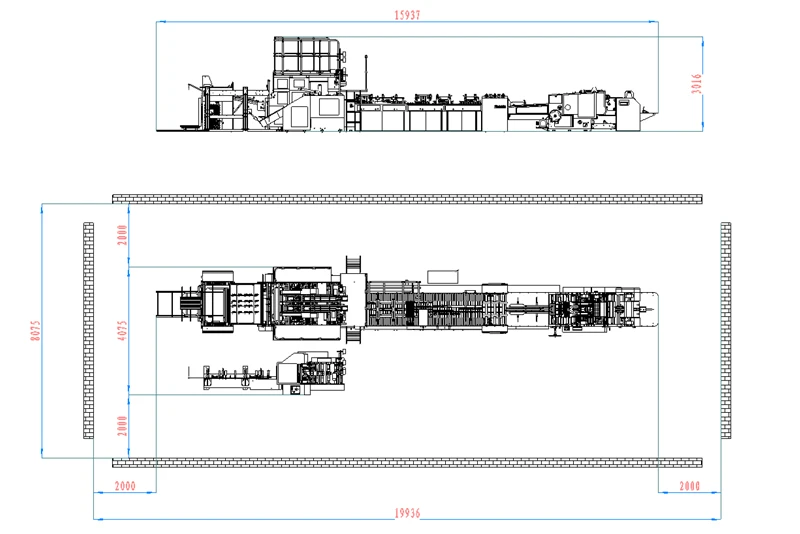 Zenbo Paper Bag Machine Fully Automatic Sheet Feeding Paper Bag Making