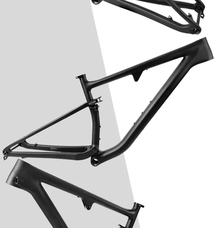 29er T1100 Full Suspension Mountain Bike Frame Boost Thru Axle 148*12