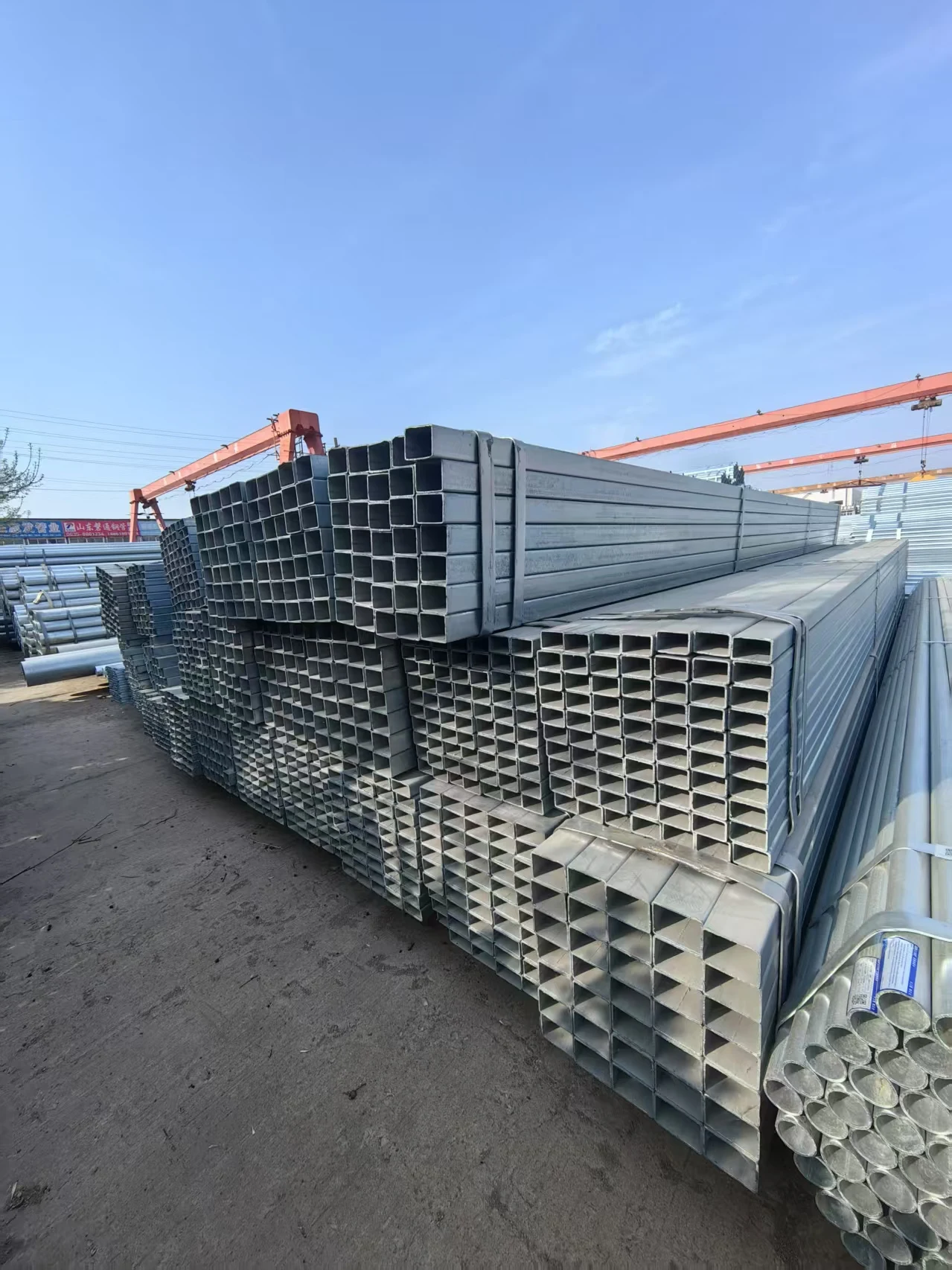 product large diameter galvanized erw welded steel pipes premium 6m drill and 12m oil application pipes-7