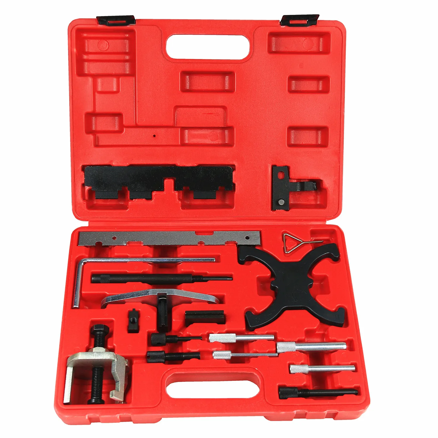 AZKONE Engine Timing Flywheel Locking Tool Kit Compatible for Ford Mazda Camshaft 1.4 1.6 1.8 2.0 Di/TDCi/TDDi Engine 