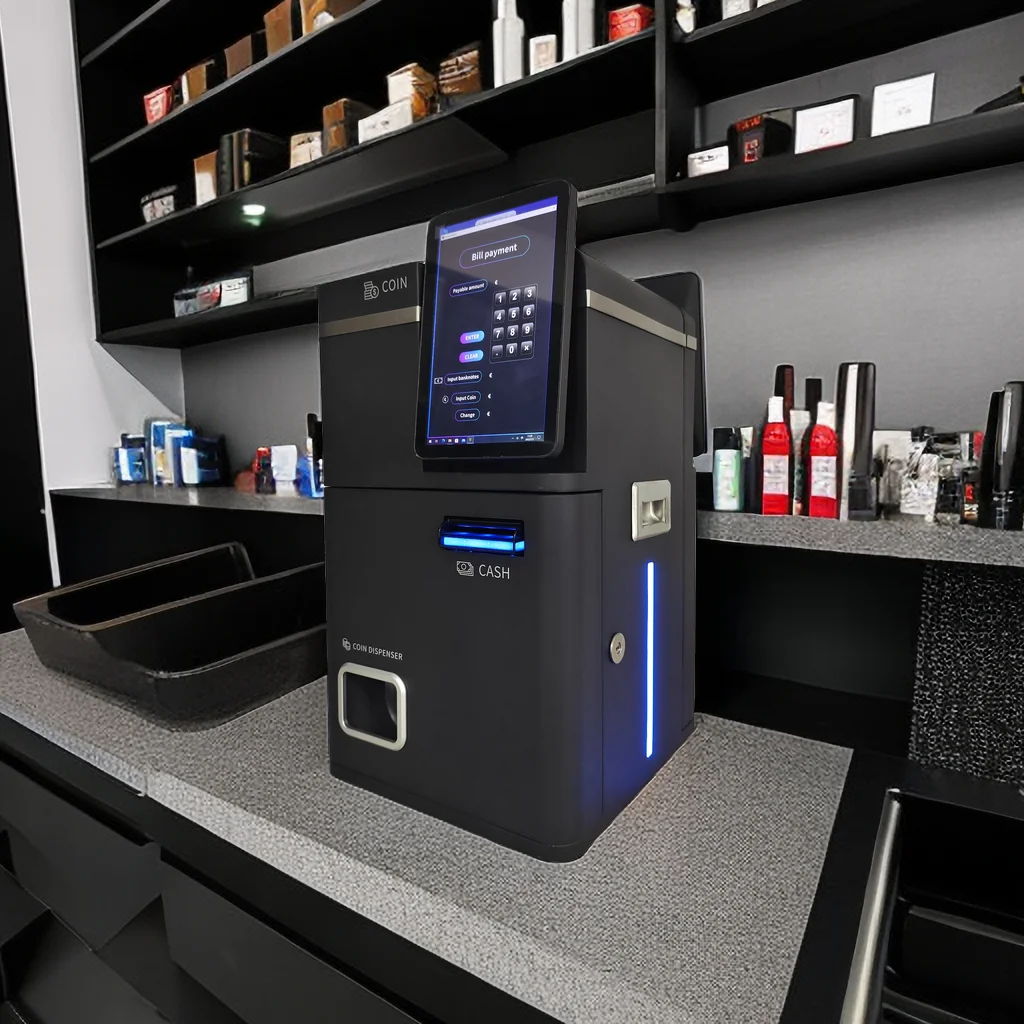 Automatic Working High Throughput Cash Deposit Machine Cash Coin