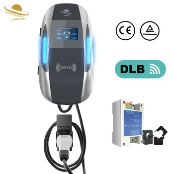 Wholesale Type 2 EV Fast Charger China Adjustable Home/Commercial Use Wall-Mounted 5m Cable GB Interface Standard New Condition