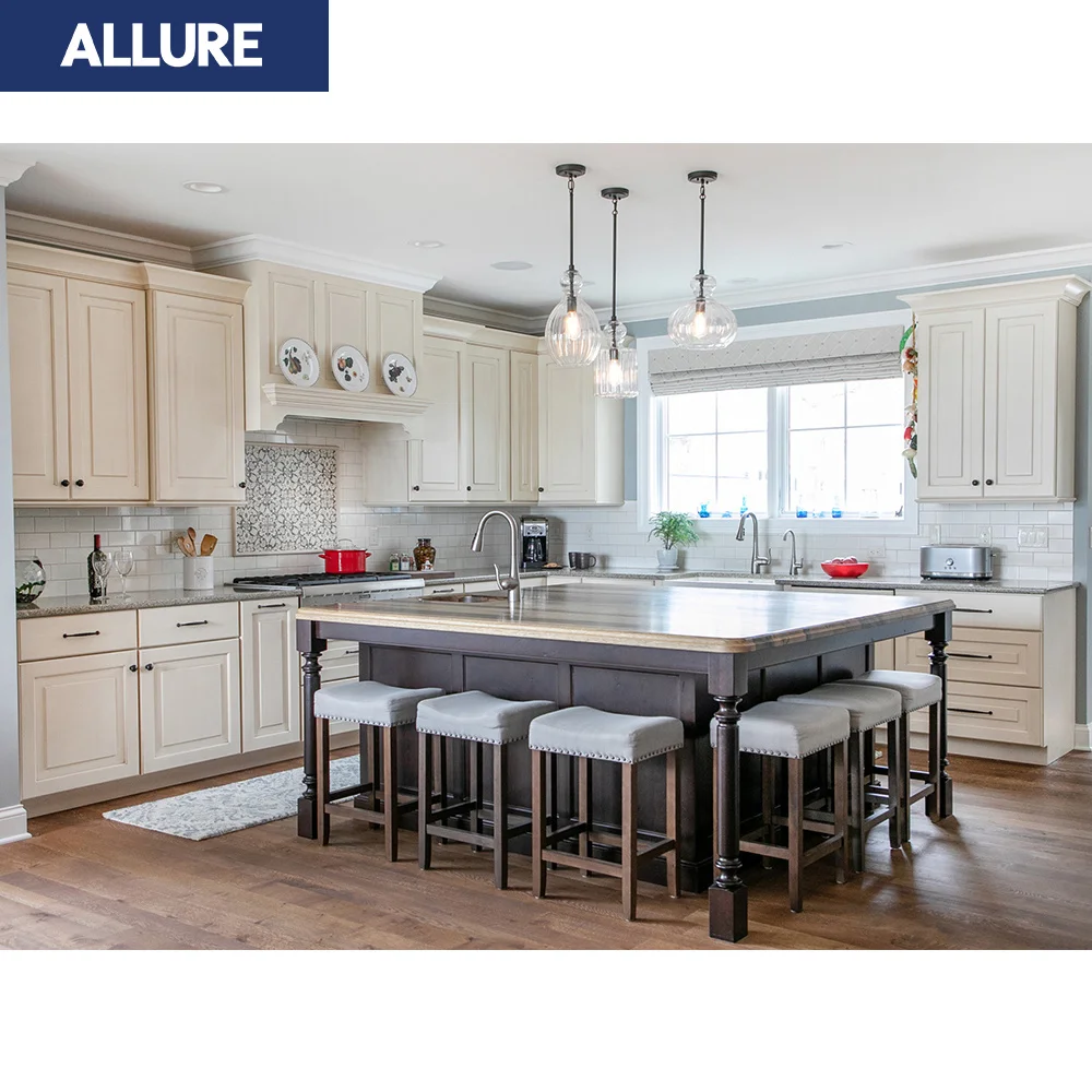 Allure Ethiopian Cuisine Millwork Smart Designer Storage Organizer Furniture Solid Wood Complete Kitchen Cabinet Designs Modern